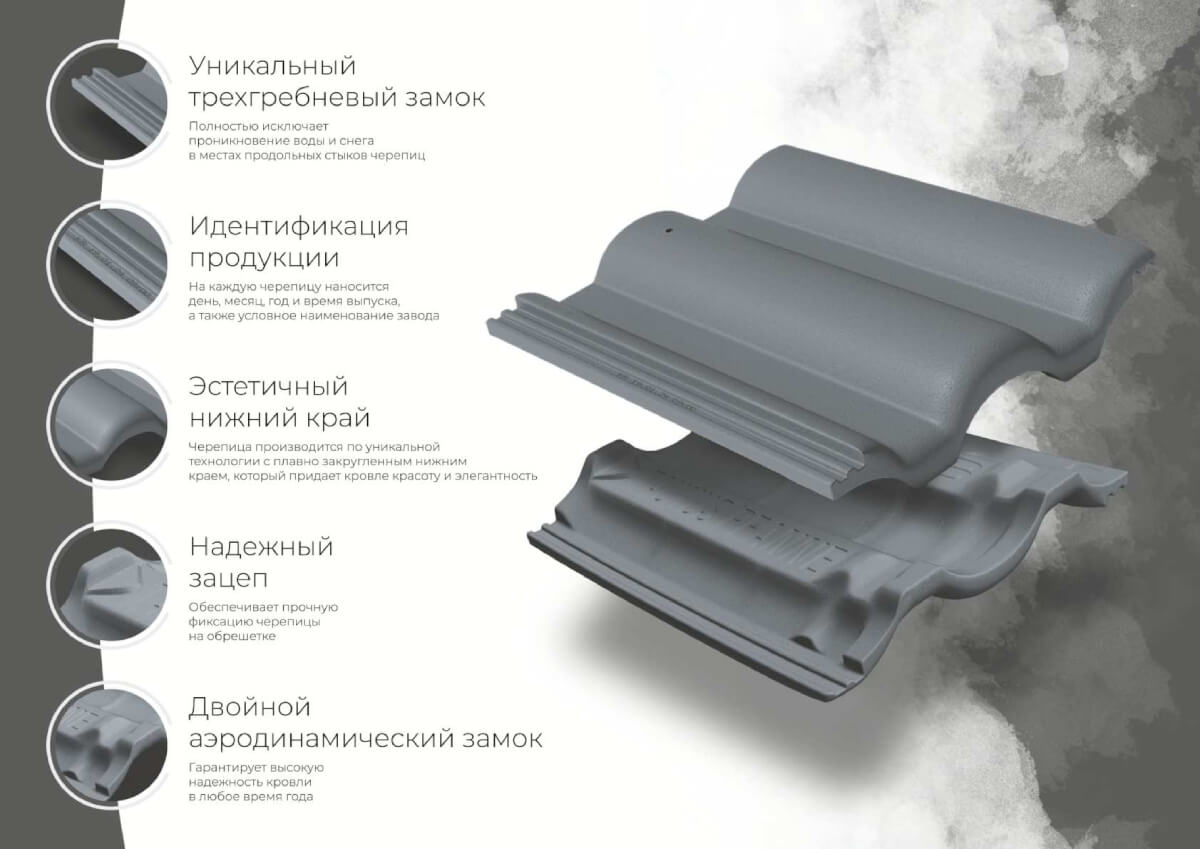 Преимущества черепица BRAAS Таунус