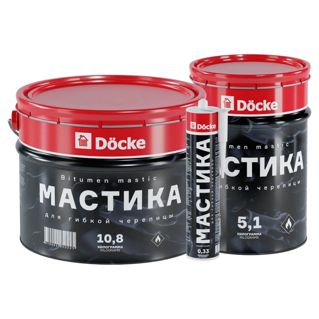 Мастика для гибкой черепицы Docke